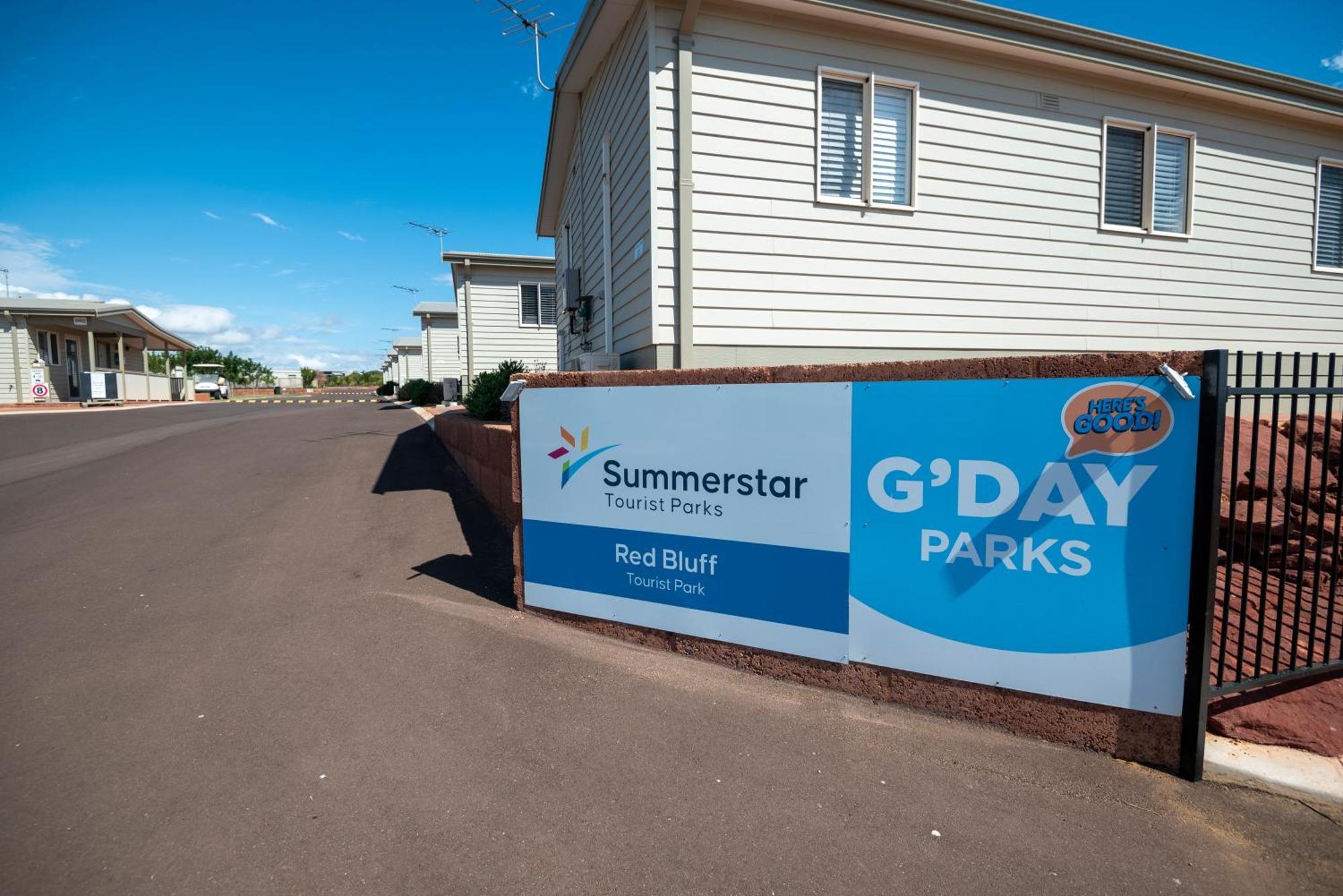 Kalbarri Red Bluff Tourist Park Hotell Exteriör bild