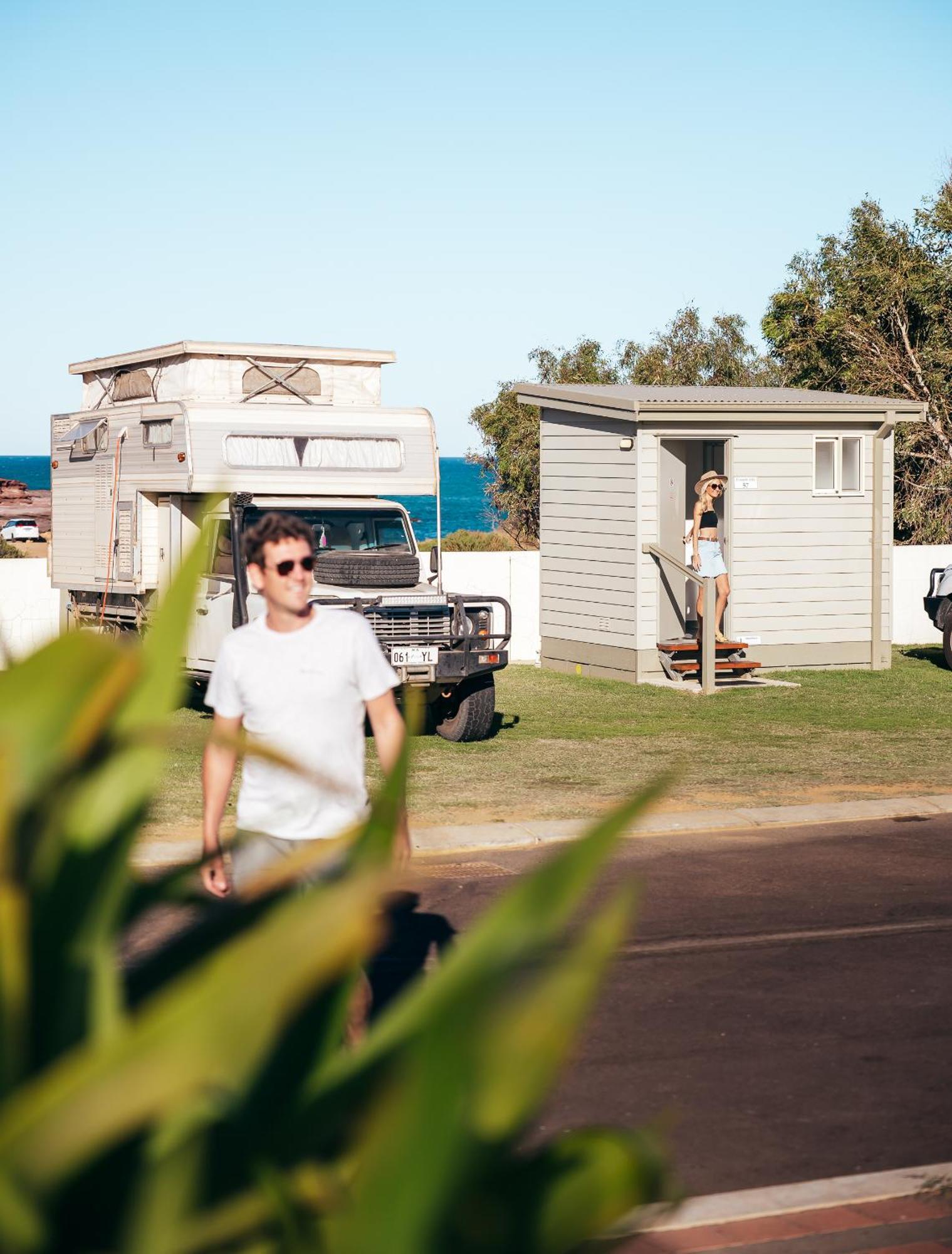 Kalbarri Red Bluff Tourist Park Hotell Exteriör bild