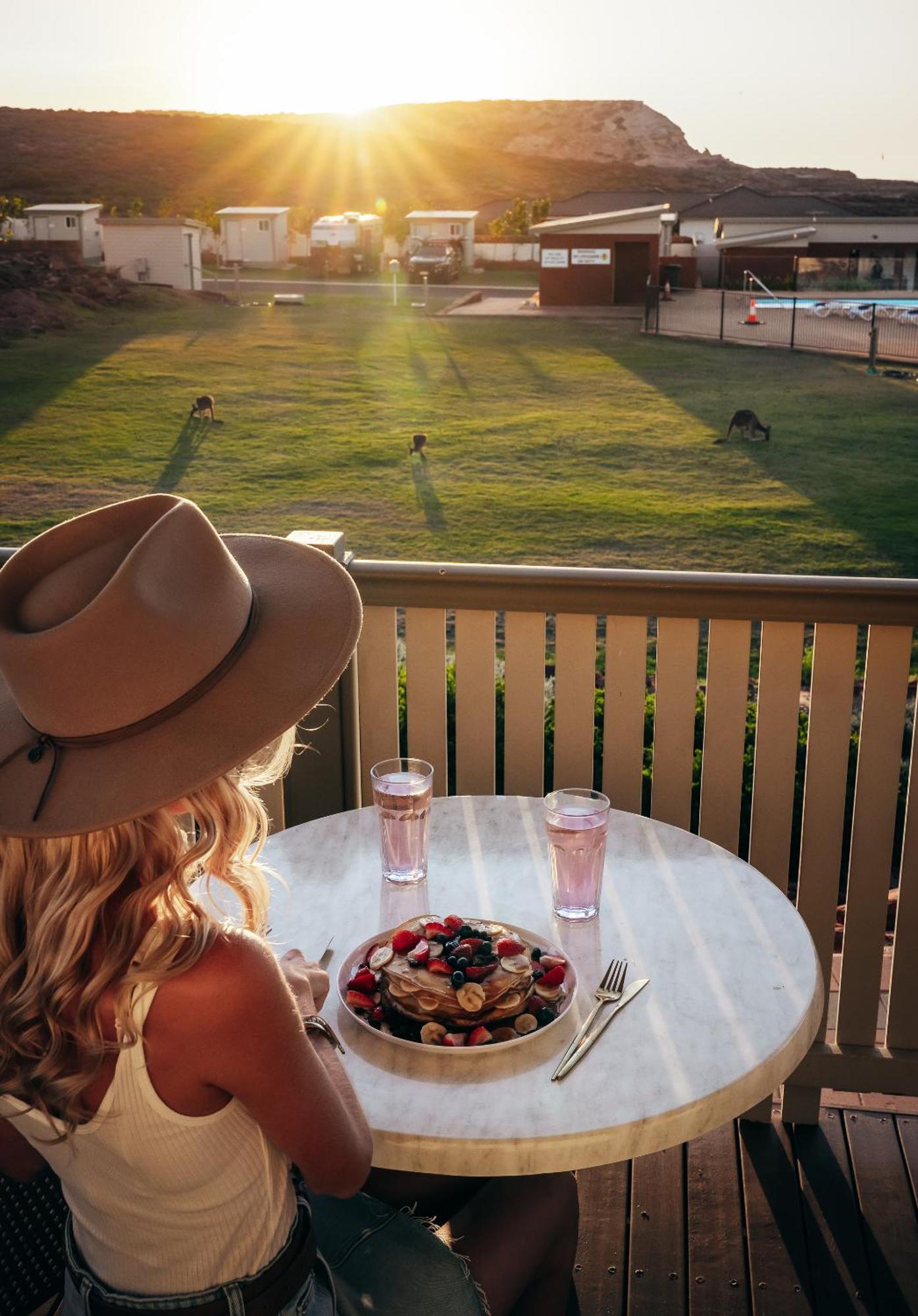 Kalbarri Red Bluff Tourist Park Hotell Exteriör bild