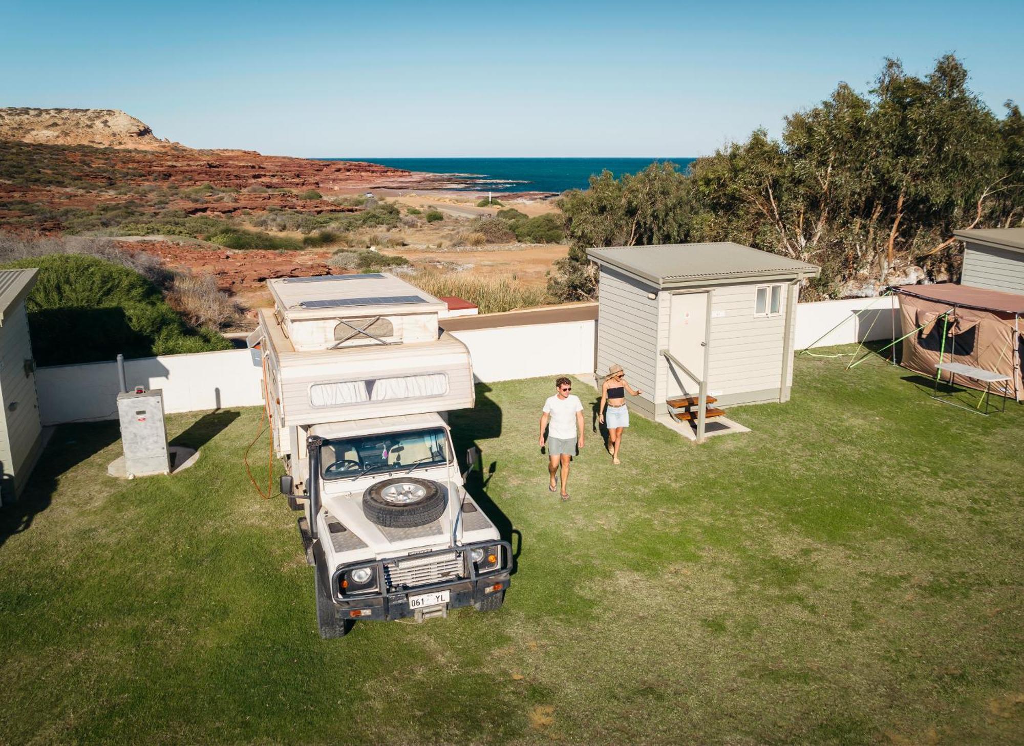 Kalbarri Red Bluff Tourist Park Hotell Exteriör bild
