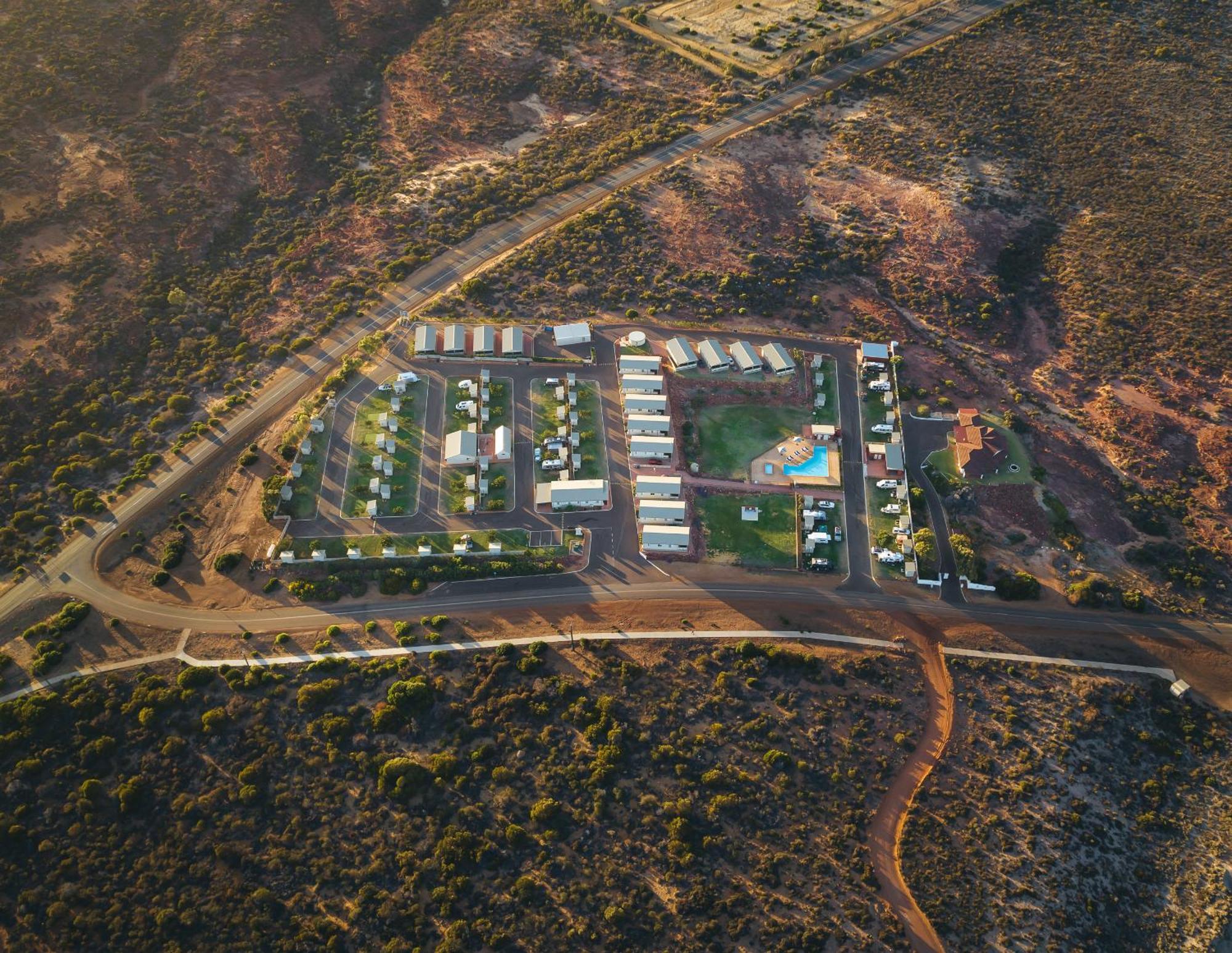 Kalbarri Red Bluff Tourist Park Hotell Exteriör bild